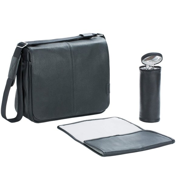NEW Lassig Tender Diaper Bag in Black - Picture 2 of 6